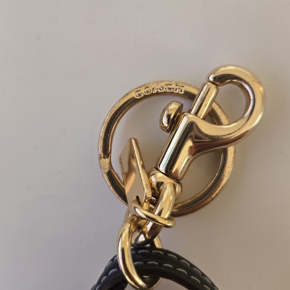 Coach Gold Keychain Accessory - Picture 3 of 5